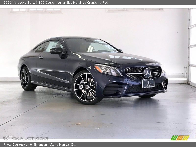 Front 3/4 View of 2021 C 300 Coupe