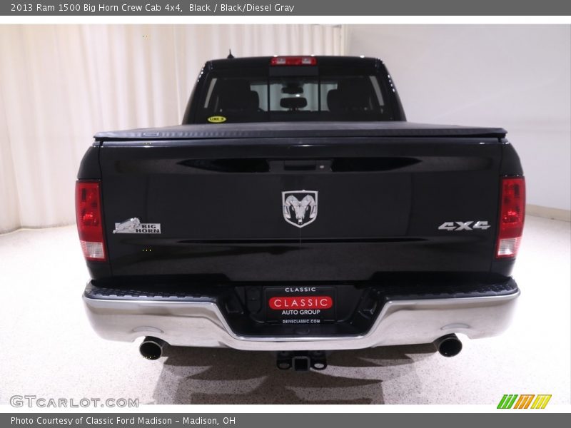 Black / Black/Diesel Gray 2013 Ram 1500 Big Horn Crew Cab 4x4
