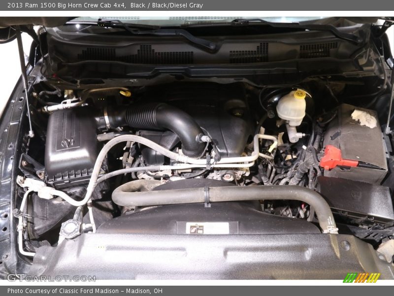 Black / Black/Diesel Gray 2013 Ram 1500 Big Horn Crew Cab 4x4