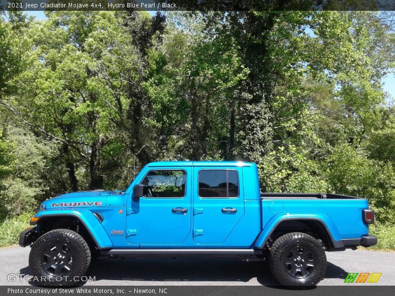 Hydro Blue Pearl / Black 2021 Jeep Gladiator Mojave 4x4