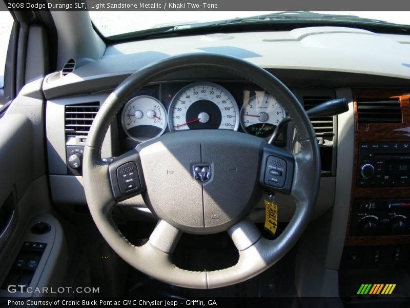 Light Sandstone Metallic / Khaki Two-Tone 2008 Dodge Durango SLT