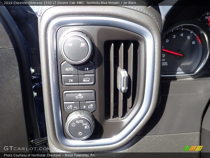 Northsky Blue Metallic / Jet Black 2019 Chevrolet Silverado 1500 LT Double Cab 4WD