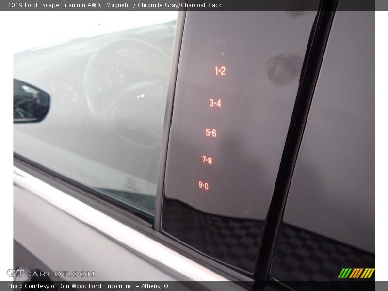 Magnetic / Chromite Gray/Charcoal Black 2019 Ford Escape Titanium 4WD