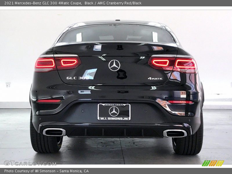 Black / AMG Cranberry Red/Black 2021 Mercedes-Benz GLC 300 4Matic Coupe