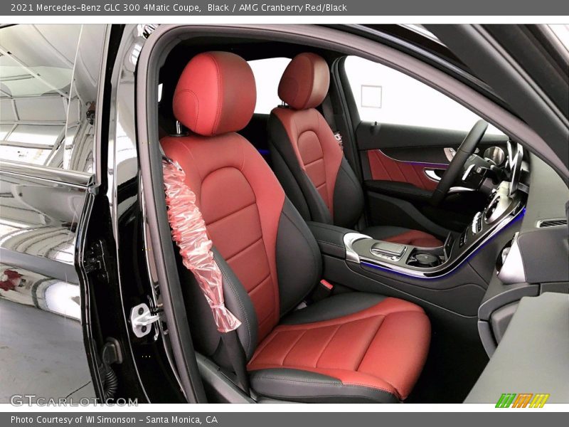 Black / AMG Cranberry Red/Black 2021 Mercedes-Benz GLC 300 4Matic Coupe