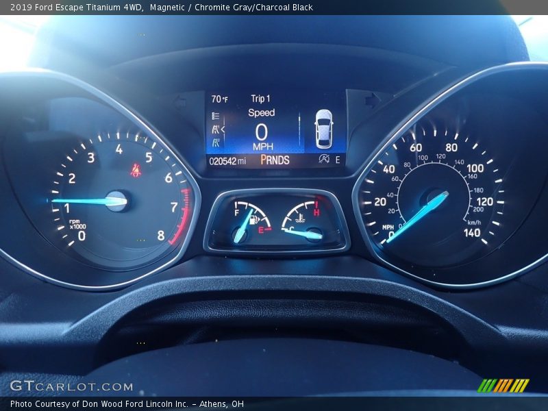Magnetic / Chromite Gray/Charcoal Black 2019 Ford Escape Titanium 4WD