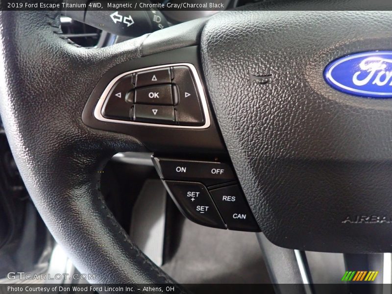 Magnetic / Chromite Gray/Charcoal Black 2019 Ford Escape Titanium 4WD