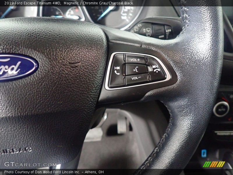 Magnetic / Chromite Gray/Charcoal Black 2019 Ford Escape Titanium 4WD