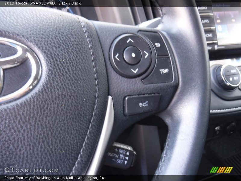 Black / Black 2018 Toyota RAV4 XLE AWD
