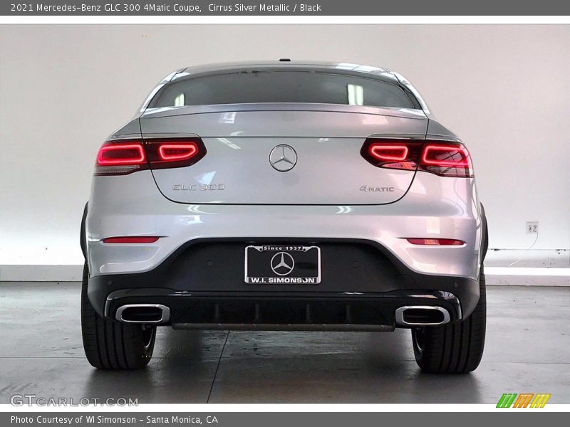 Cirrus Silver Metallic / Black 2021 Mercedes-Benz GLC 300 4Matic Coupe