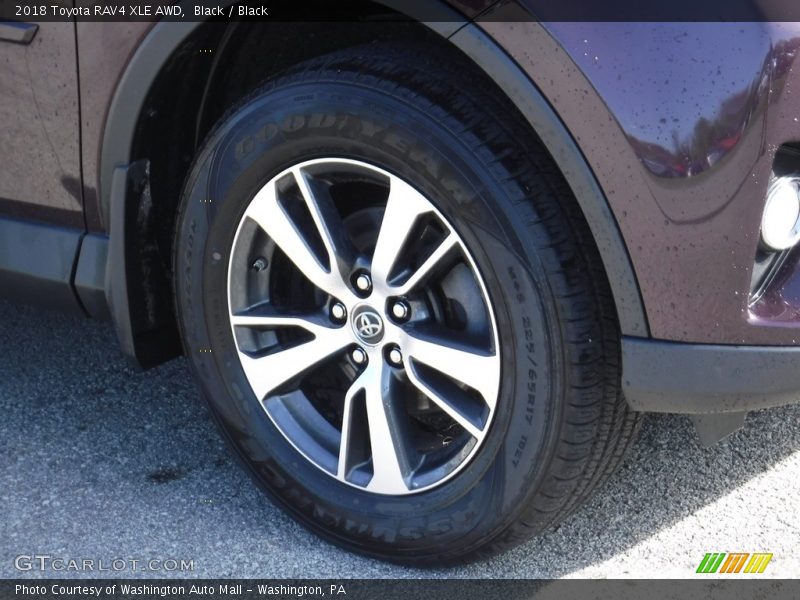 Black / Black 2018 Toyota RAV4 XLE AWD