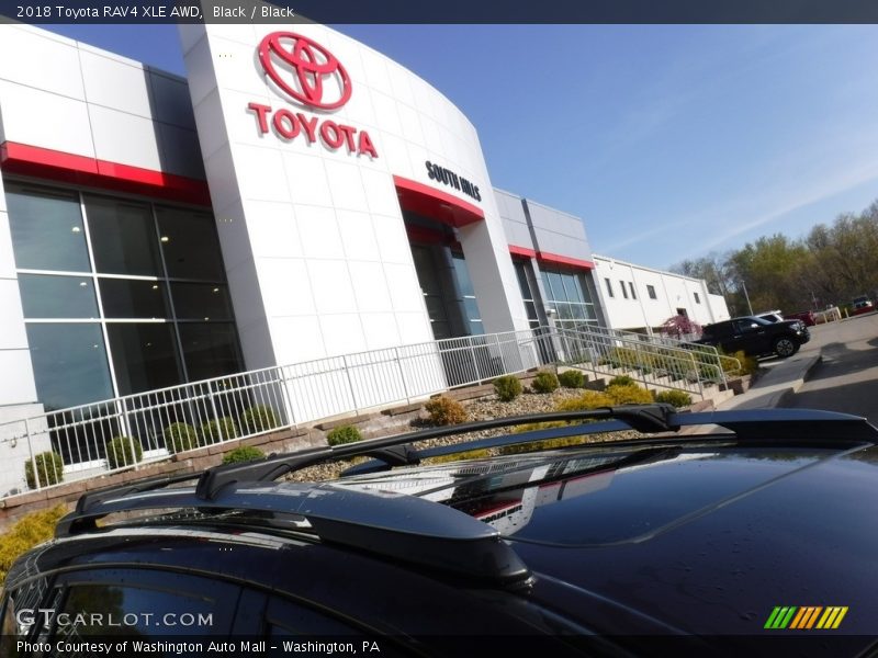 Black / Black 2018 Toyota RAV4 XLE AWD
