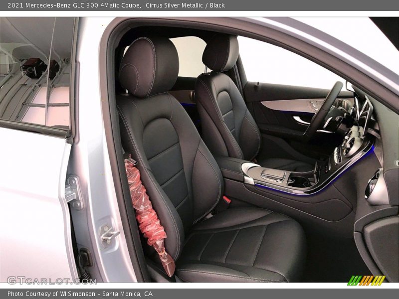 Cirrus Silver Metallic / Black 2021 Mercedes-Benz GLC 300 4Matic Coupe