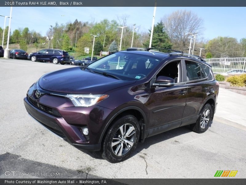 Black / Black 2018 Toyota RAV4 XLE AWD