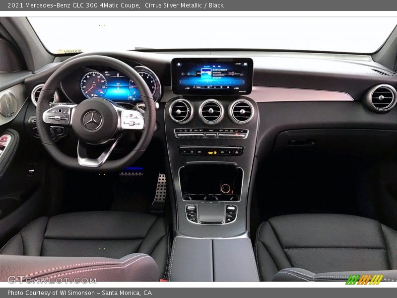 Cirrus Silver Metallic / Black 2021 Mercedes-Benz GLC 300 4Matic Coupe