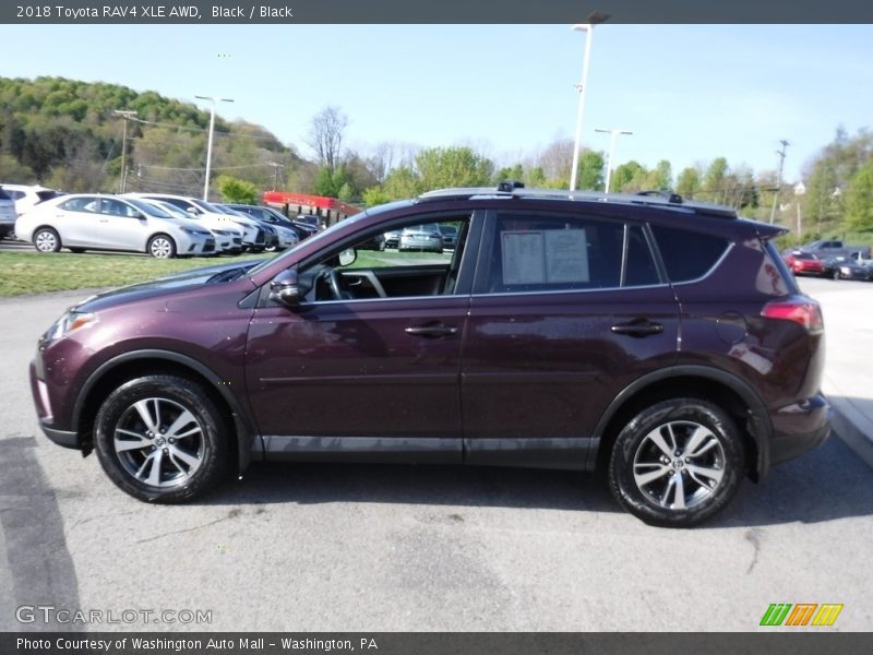 Black / Black 2018 Toyota RAV4 XLE AWD