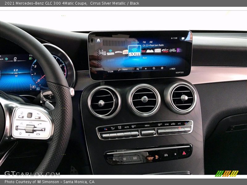 Cirrus Silver Metallic / Black 2021 Mercedes-Benz GLC 300 4Matic Coupe