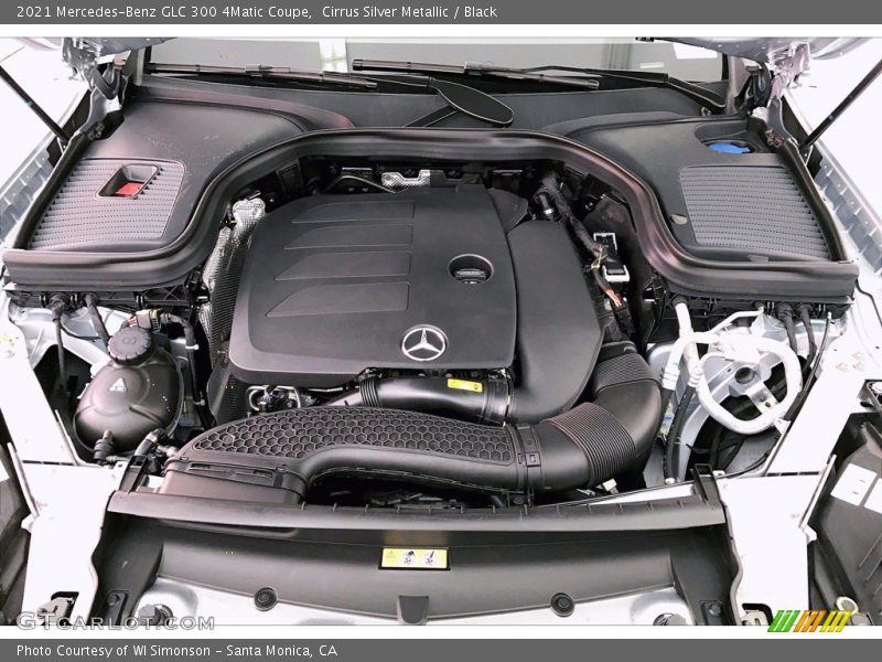 Cirrus Silver Metallic / Black 2021 Mercedes-Benz GLC 300 4Matic Coupe