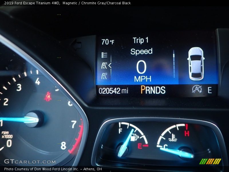 Magnetic / Chromite Gray/Charcoal Black 2019 Ford Escape Titanium 4WD
