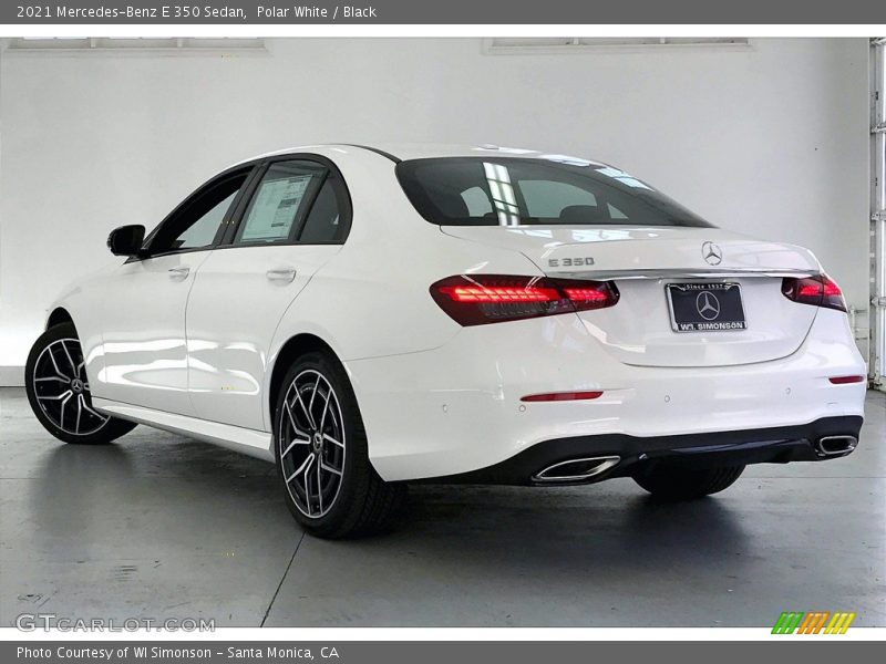 Polar White / Black 2021 Mercedes-Benz E 350 Sedan