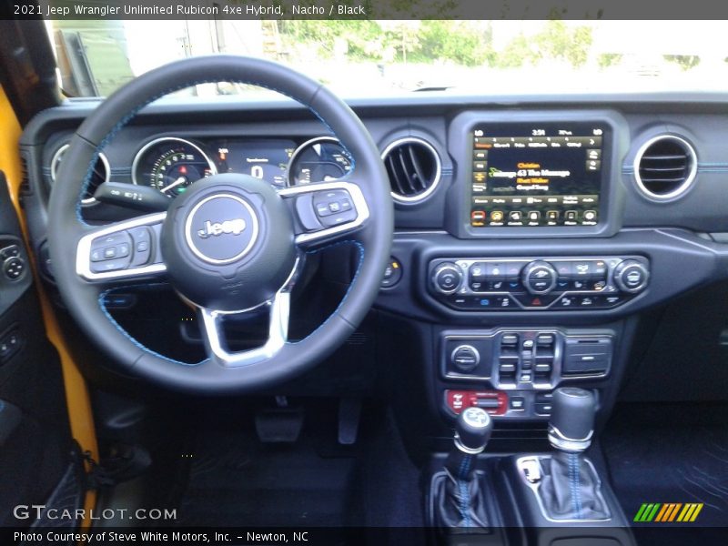 Nacho / Black 2021 Jeep Wrangler Unlimited Rubicon 4xe Hybrid