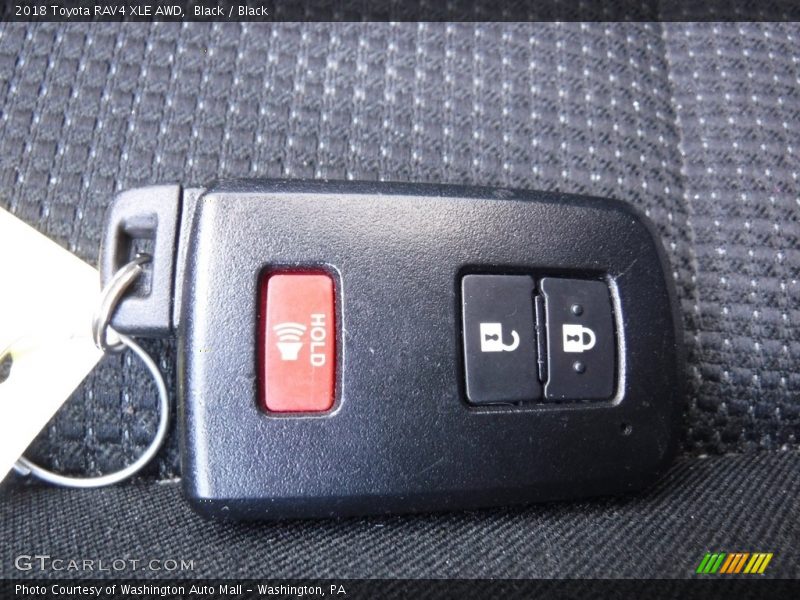Black / Black 2018 Toyota RAV4 XLE AWD