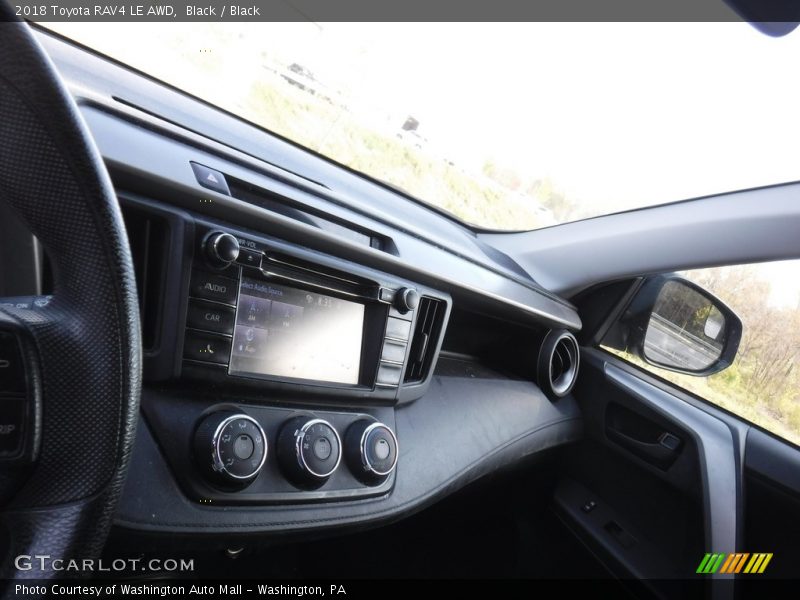 Black / Black 2018 Toyota RAV4 LE AWD