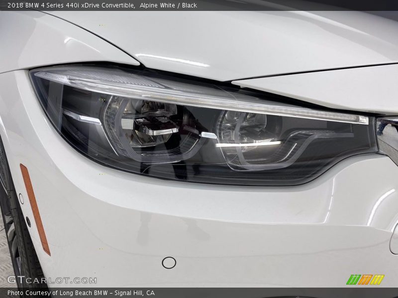 Alpine White / Black 2018 BMW 4 Series 440i xDrive Convertible