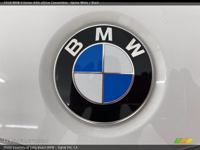 Alpine White / Black 2018 BMW 4 Series 440i xDrive Convertible