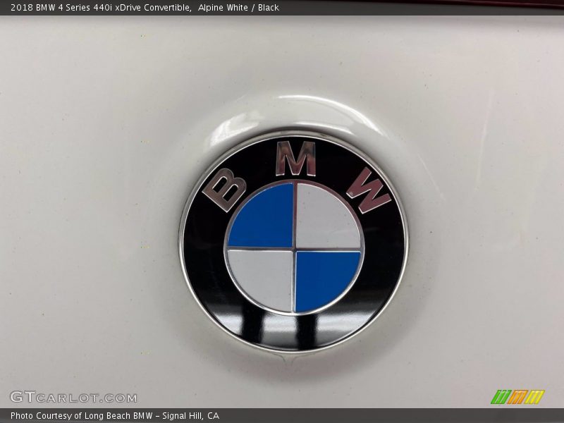 Alpine White / Black 2018 BMW 4 Series 440i xDrive Convertible