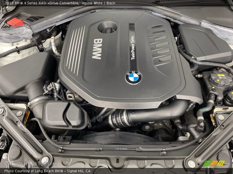 Alpine White / Black 2018 BMW 4 Series 440i xDrive Convertible