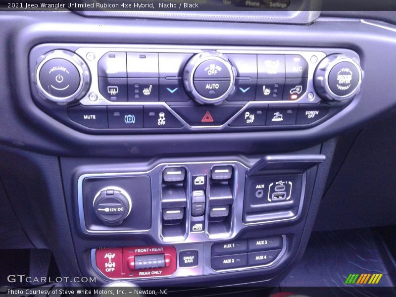 Nacho / Black 2021 Jeep Wrangler Unlimited Rubicon 4xe Hybrid