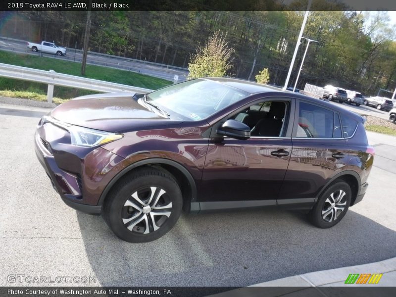 Black / Black 2018 Toyota RAV4 LE AWD