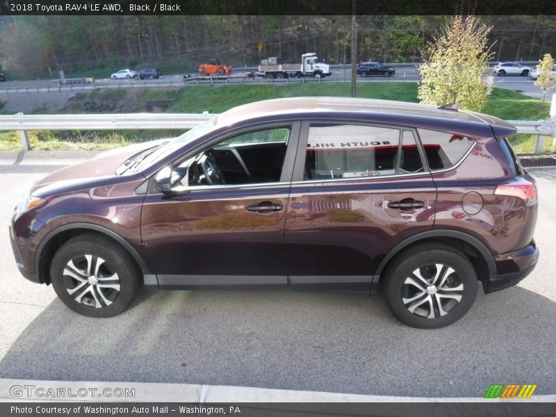 Black / Black 2018 Toyota RAV4 LE AWD
