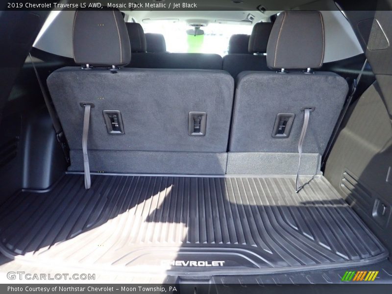 Mosaic Black Metallic / Jet Black 2019 Chevrolet Traverse LS AWD