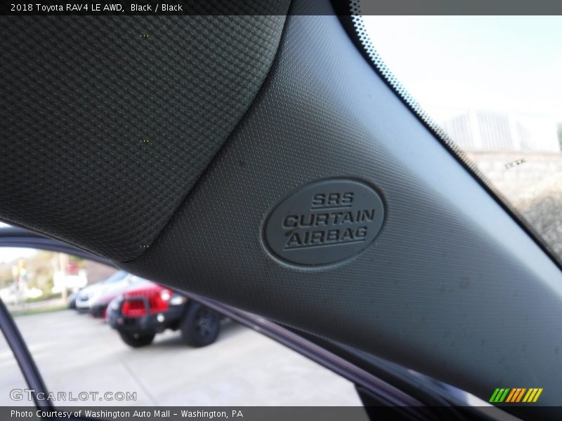 Black / Black 2018 Toyota RAV4 LE AWD