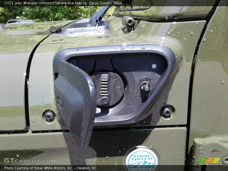Sarge Green / Black 2021 Jeep Wrangler Unlimited Sahara 4xe Hybrid