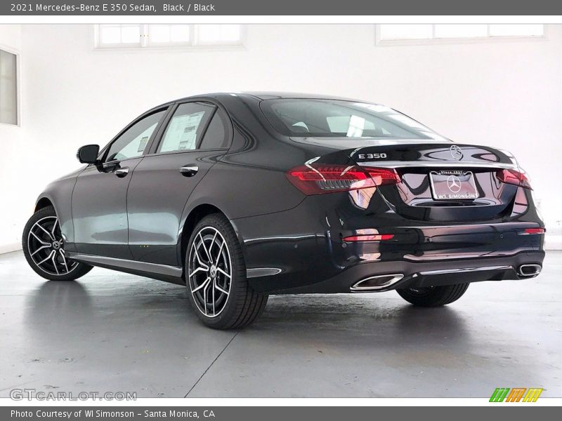Black / Black 2021 Mercedes-Benz E 350 Sedan