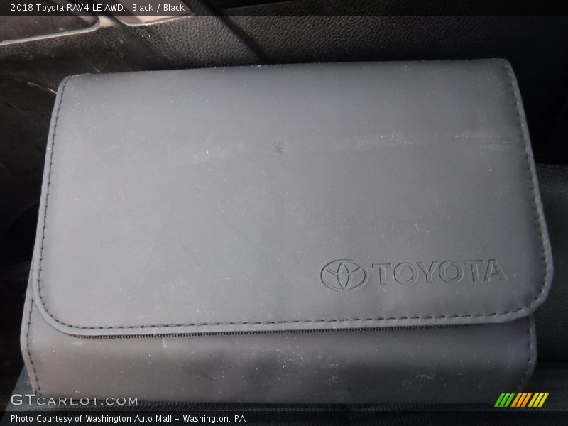 Black / Black 2018 Toyota RAV4 LE AWD
