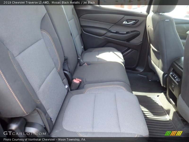 Mosaic Black Metallic / Jet Black 2019 Chevrolet Traverse LS AWD