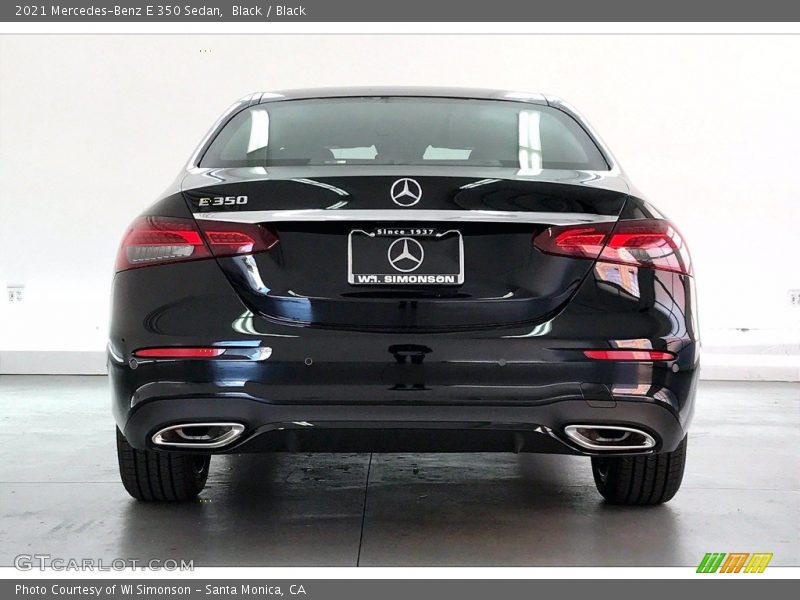 Black / Black 2021 Mercedes-Benz E 350 Sedan