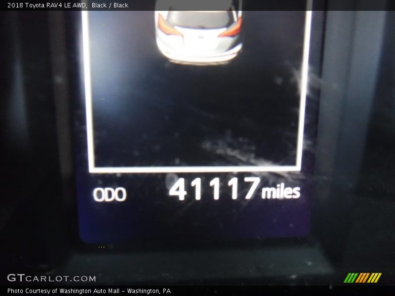 Black / Black 2018 Toyota RAV4 LE AWD