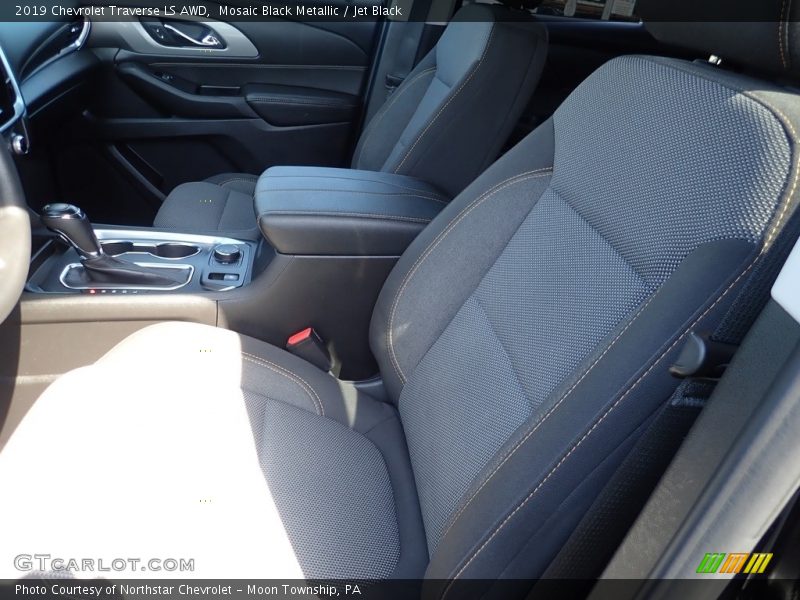 Mosaic Black Metallic / Jet Black 2019 Chevrolet Traverse LS AWD