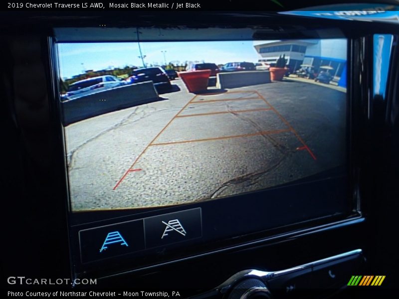 Mosaic Black Metallic / Jet Black 2019 Chevrolet Traverse LS AWD
