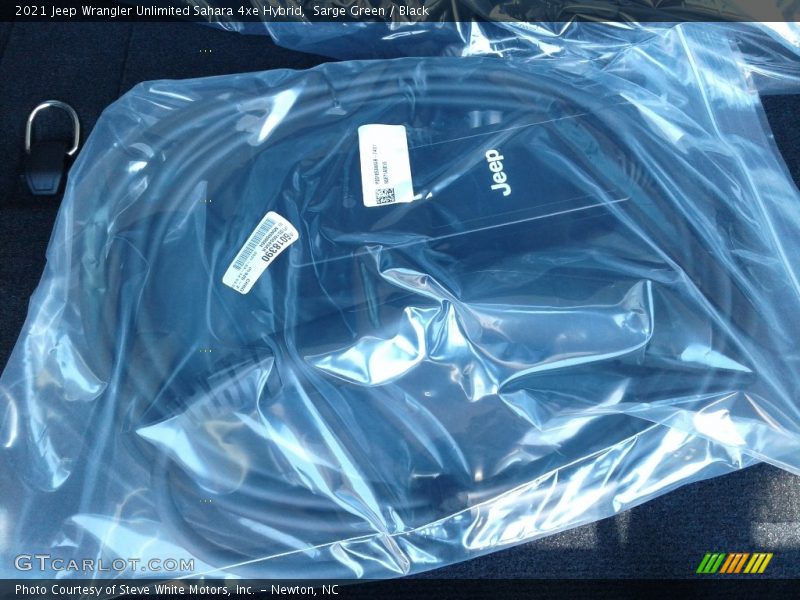 Sarge Green / Black 2021 Jeep Wrangler Unlimited Sahara 4xe Hybrid
