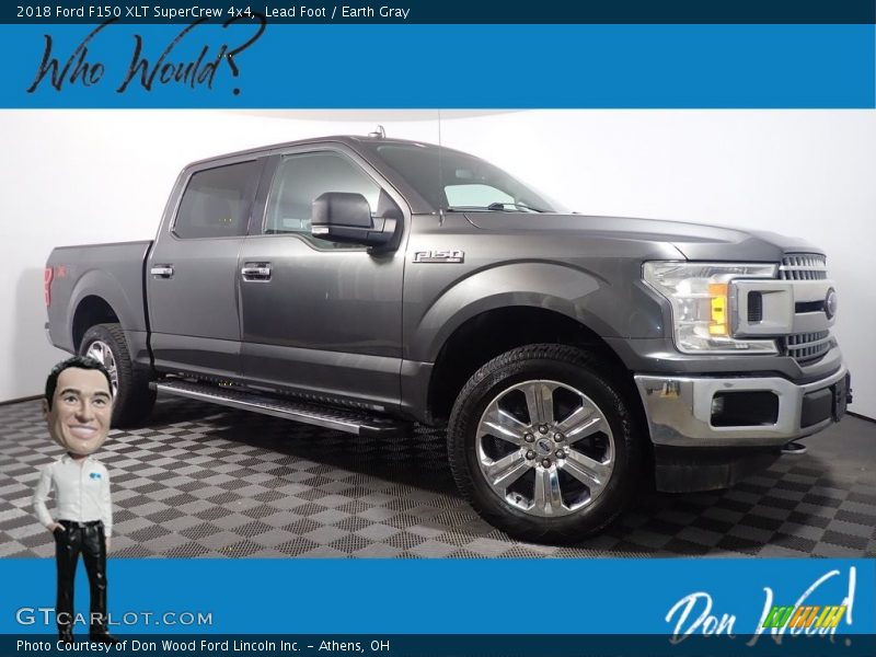 Lead Foot / Earth Gray 2018 Ford F150 XLT SuperCrew 4x4