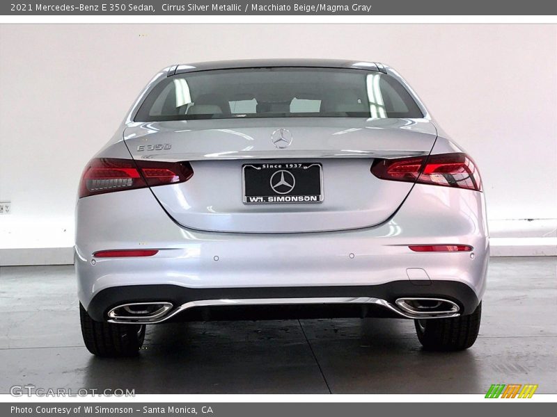 Cirrus Silver Metallic / Macchiato Beige/Magma Gray 2021 Mercedes-Benz E 350 Sedan
