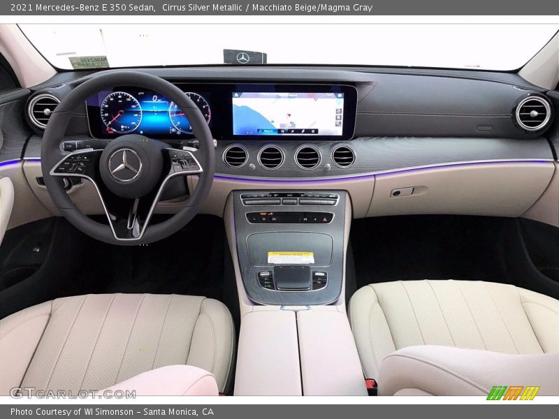 Cirrus Silver Metallic / Macchiato Beige/Magma Gray 2021 Mercedes-Benz E 350 Sedan