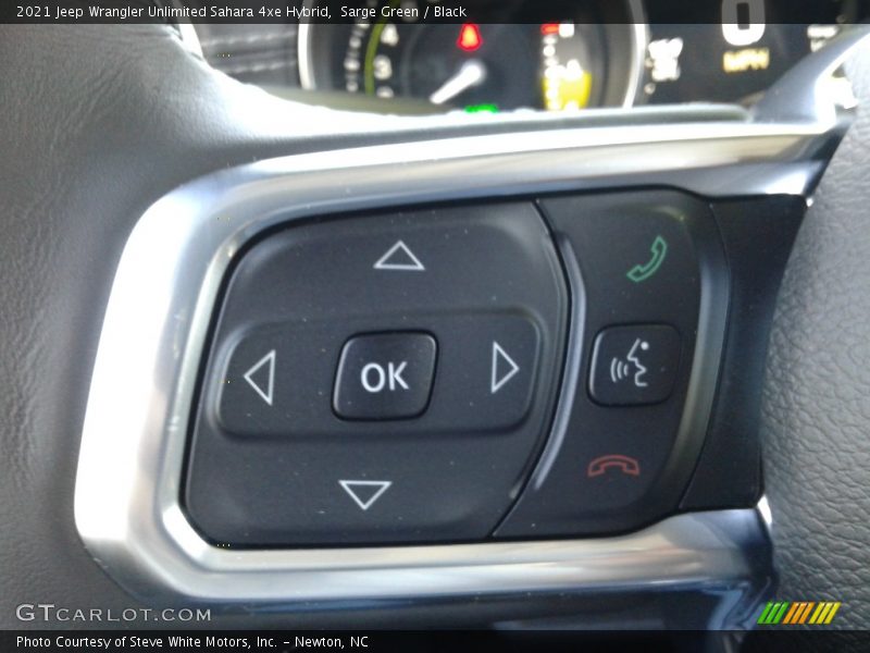 Sarge Green / Black 2021 Jeep Wrangler Unlimited Sahara 4xe Hybrid