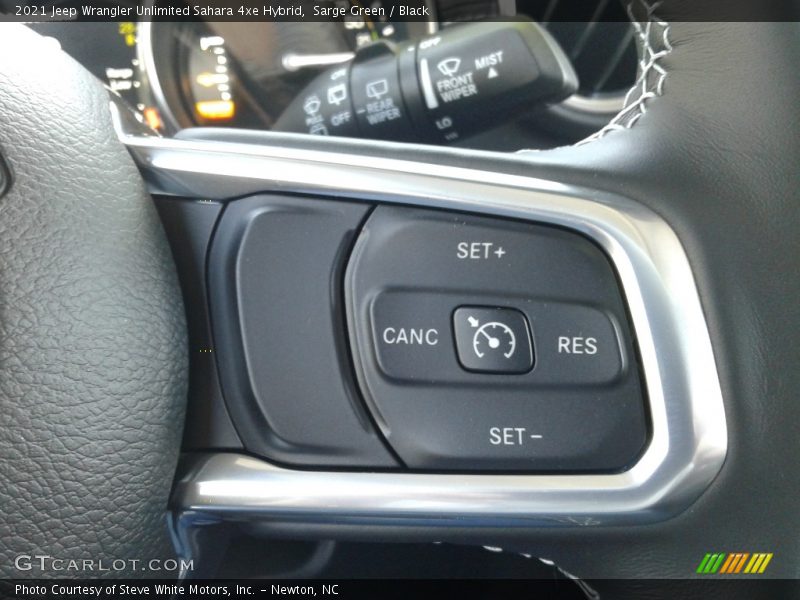 Sarge Green / Black 2021 Jeep Wrangler Unlimited Sahara 4xe Hybrid